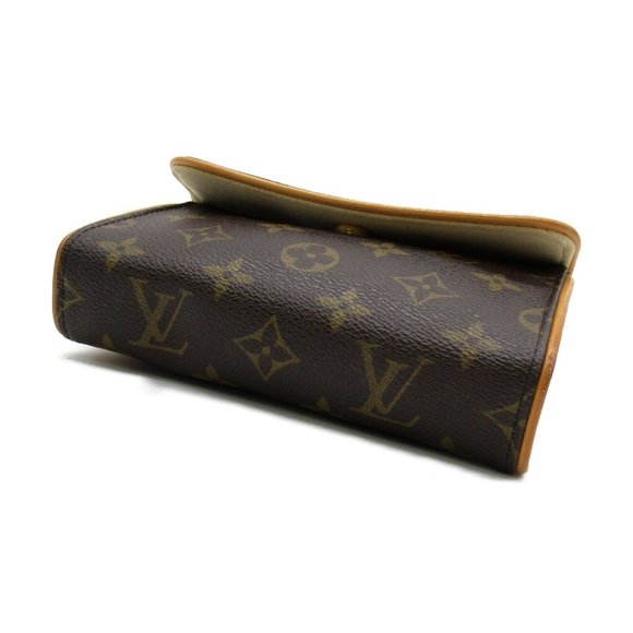 LOUIS VUITTON Pochette Florentine Waist Hip bag pouch Monogram Used LV - Picture 4 of 12